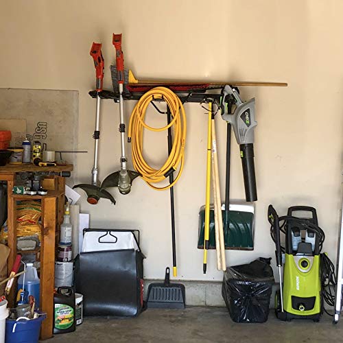 StoreYourBoard Tool Compact Essential Garage Rack, Wall Mount Storage Hooks, Heavy Duty Steel