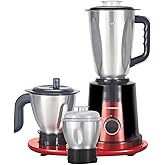 VITASUNHOW 800W Mixer Grinder, Indian Wet &amp; Dry Spice Grinder | 800W Indian mixer grinder, 3 jars. Wet/dry grinding for spices, chutneys, masala paste.