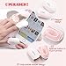 Nail Polish Remover Clips Set - KASI Reusable Soak Off Caps To Remove UV Gel Shellac Acrylic Polish Nail Art Removal Wraps Tool - 10Pcs