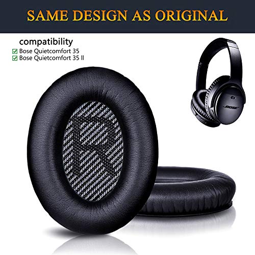 Professional Bose QC35 Ear Pads Cushions Replacement - Earpads Compatible with Bose QuietComfort 35  - coolthings.us