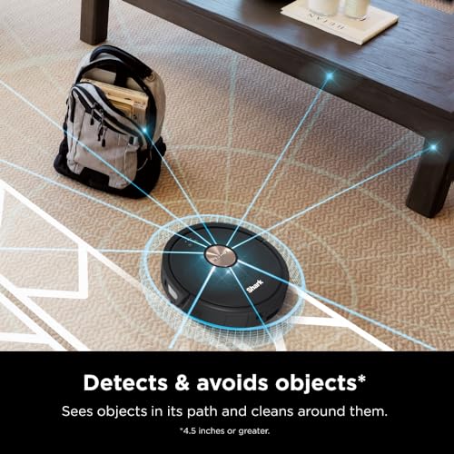 Shark AV2310AE Matrix Self-Emptying Robot Vacuum with No Spots Missed on Carpets and Hard Floors, Precision Home Mapping, Perfect for Pet Hair, Bagless, 45-Day Capacity Base, Wi-Fi Black/Brass - Image 10