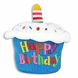 Cuddle Barn Birthday Cupcake Squeezer Lights Up and Plays Happy Birthday When Squeezed (Classic)