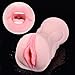 Cob Pocket Pussy and Mouth Male Masturbator with Teeth and Tongue, 16.2 Ounce