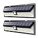 LITOM Enhanced 102 LED Super Bright Solar Lights Outdoor, Solar Motion Sensor Lights with 270°Wide Angle, IP65 Waterproof, Easy-to-install Security Lights for Front Door, Yard, Garage, Deck(2 Pack)