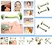 Twin-Sided Jade Roller Facial Massage Tool, 100% Natural Grade-A Face & Neck Slimming Massager, Anti-Ageing Massaging Tool - 1 Piece