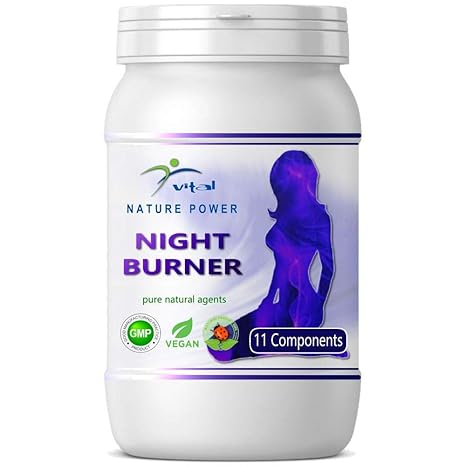 Natural Night Burner Kapseln – 100% natürliche Wirkstoffe mit Garcinia Cambogia, Bromelain, Vitamin-C, Citrus Bioflavonoiden 