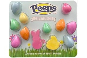 Peeps Beauty Blender Makeup Sponges-12 Pack for Easter Basket. Great gift for Teens or Wife., Pink