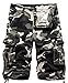 Comouflage cargo shorts for men 3 4 short