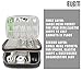 BUBM Cable Organizer Bag 3pcs Electronics Travel Organizer for Hard Drives, Cables, Phone, USB, SD Card（2 Year Warranty