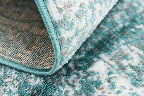 Unique Loom Sofia Collection Turquoise 8 x 10 Area Rug (8' x 10')