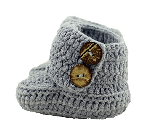 zefen Knit Crochet Baby Booties Newborn Socks Handmade Shoes Deep