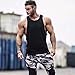 Magiftbox Men's Muscle Workout Tank Tops Gym Shirts T189_Black_US-XL