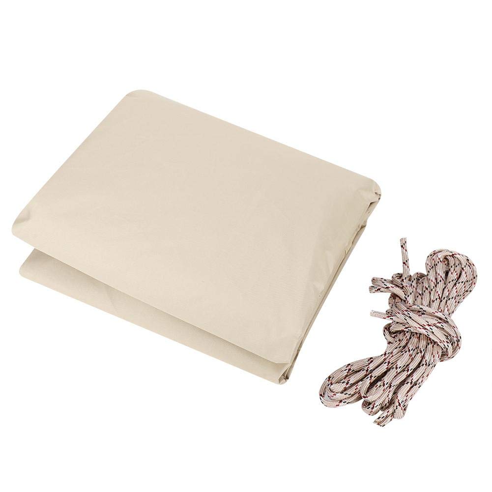 Patio Umbrella Cover Uv Waterproof 3 X 4 Meter Foldable Protection Cover For Outdoor Courtyard Swimming Pool Garden Cafe Patio Furniture Table Chair 3 Beige Amazon In Garden Outdoors