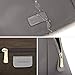 CHICECO Large Makeup Bag Toiletry Bag for Women Skincare Cosmetic Pouch - Grey
