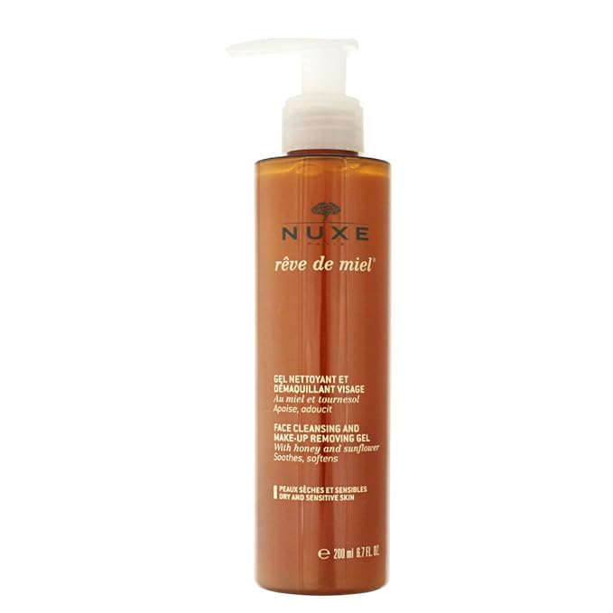 200ml Nuxe Reve de Miel Facial Cleansing and MakeUp Removing Gel