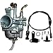 ZOOM ZOOM PARTS CARBURETOR FOR POLARIS SCRAMBLER 90 MANUAL CHOKE CABLE 2001 2002 2003 WITH FREE CABLE NEW