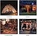Solar Lanterns Outdoor - KeShi Hanging Solar Lights with Dancing Flames Waterproof Outdoor Lanterns Auto On/Off Lighting Dusk to Dawn 99 Bright LED for Yard Garden Patio Camping(2 Pack)