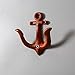 4 PCS Cast Iron Nautical Anchor Coat Hooks Wall Mounted Hat Hook Coat Towel Display Hanger