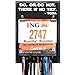 Do, Or Do Not. There Is No Try. - Yoda - Medal Bib Display - Black - 9 Hooks