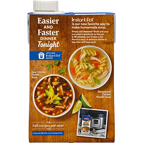 SWANSON NATURAL GOODNESS CHICKEN BROTH, 48 OZ. CARTON