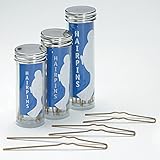 Bunheads 3" Black Hairpins - 12 Pack - All Hair Types - Women's Special Occasion Hairpins