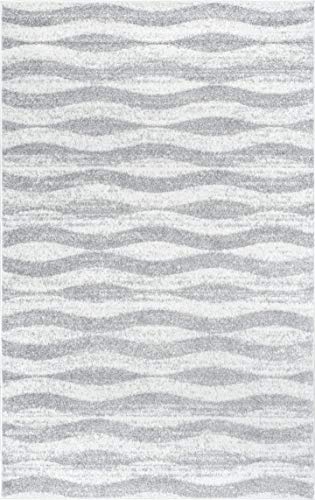 nuLOOM Tristan Contemporary Area Rug, 4' x 6', Grey