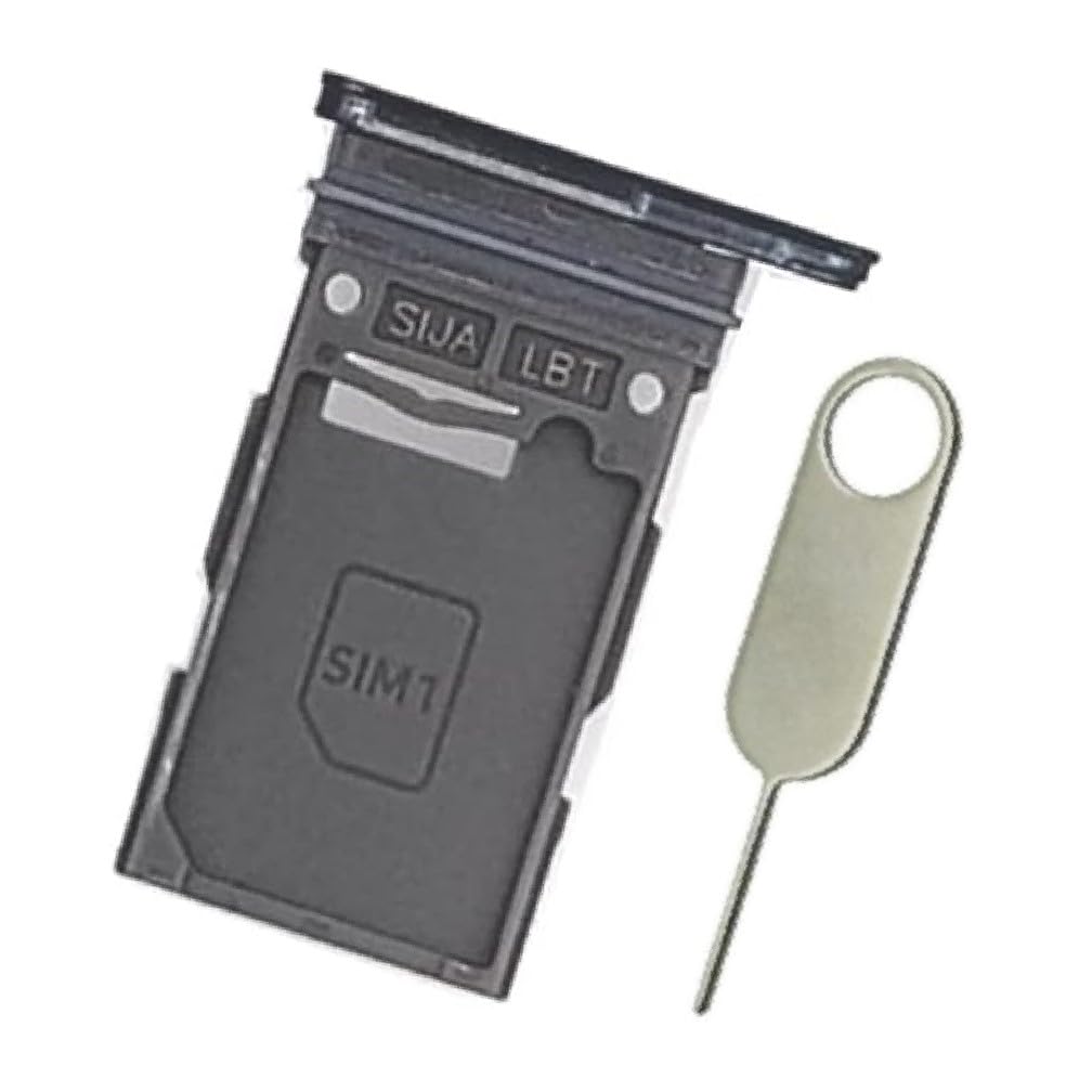 Photo 1 of PHONSUN Replacement Sim Card Tray for Samsung Galaxy S24 S921U S921U1 / S24 Plus S926U S926U1 - USA Version (Onyx Black) with Stainless Steel Eject Pin