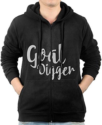 WEIQUN Men's Belt Pocket Zipper Sweater Goal Digger Individuality Fashion Personality Long-sleeved Sweater