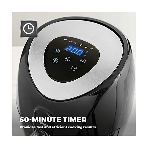 Tower-T17024-Digital-Air-Fryer-Oven-with-Rapid-Air-Circulation-and-60-Min-Timer-43-Litre-Black Tower Vortx T17024 Digital Air Fryer Oven with Rapid Air Circulation and 60 Min Timer, 4.3 Litre, Black