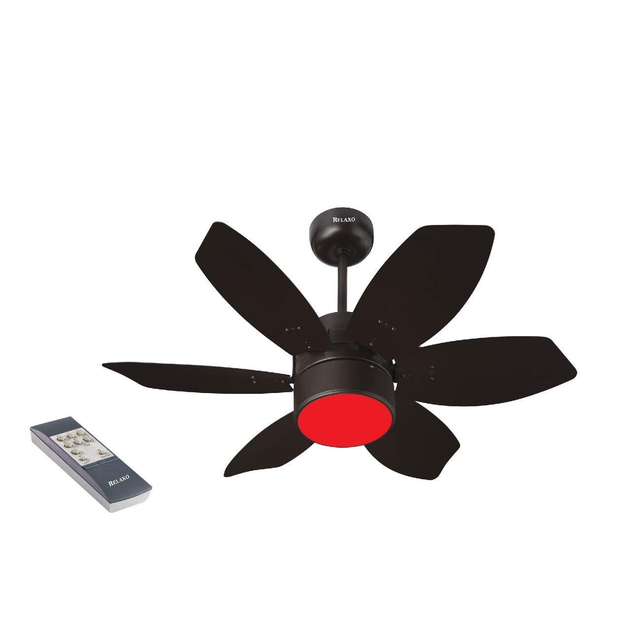 Relaxo Whirl 32 Led Ceiling Fan Black Amazon In Home Kitchen