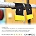 Weightlifting Grips By Emerge ✮ Our Best Hand Protectors And Pull Up Grips ✮ Comfortable Black Leather ✮ Grips For Gymnastics And WOD Cross Training ✮ 100%