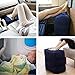 Airplane Footrest - Inflatable Travel Pillow - Height Adjustable Leg Rest Cushion for Flight, Camping, Under Office Desk, Home - Portable Travel Accessories Airplane Bed for Toddlers and Kids (1Pack)