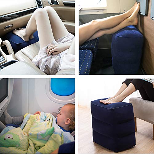 inflatable flight footrest