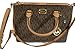Michael Kors Kellen Medium Satchel Crossbody Bag (Brown pvc)