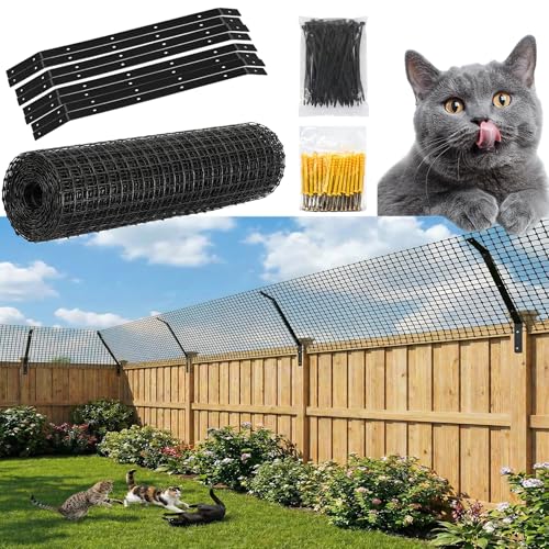 HICYOO Cat Fence Outdoor Barrier