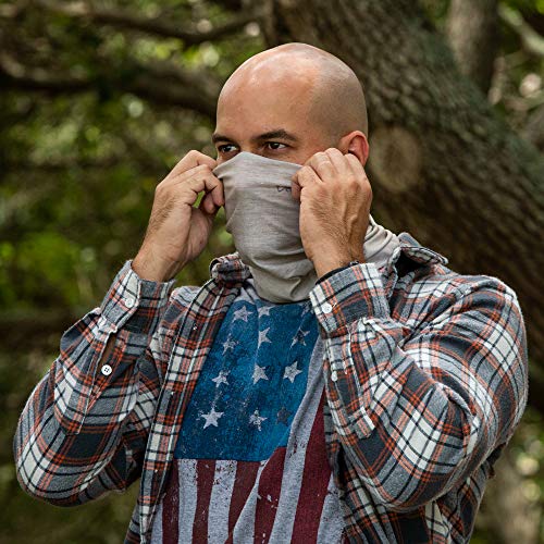 Debrief Me Lightweight Breathable Neck Gaiter Mask for Face Protection from Sun Dust, Germ, Neck Balaclava Face Bandana Sport Scarf for Hiking Running Motorcycling Fishing Anti slip WELDED EDGE(Sand) - Thumbnail 5