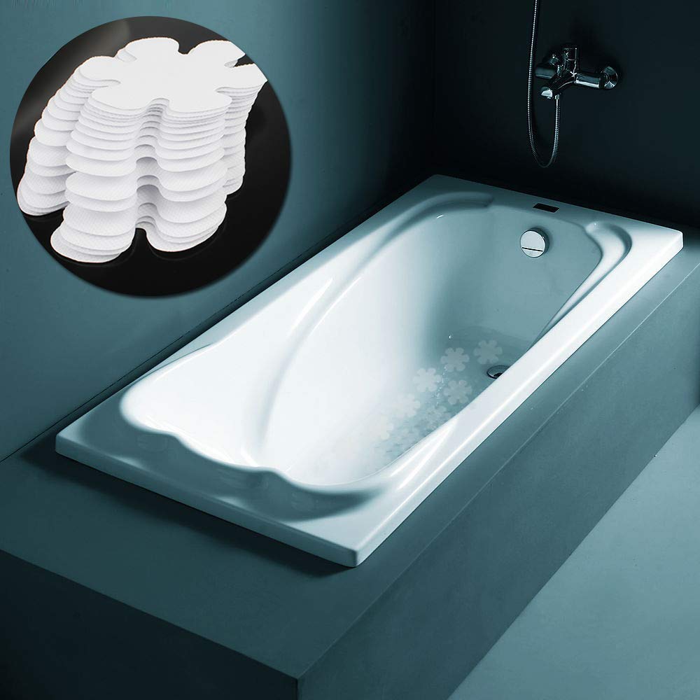 btcus4 Bathtub Anti-slip Stickers Adhesive Safety Treads for Tubs Bath,Showers,Pools,Stairs or Other Slippery Spots -20 Pieces 4 Inches