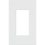 Lutron Claro 1 Gang Decorator Wallplate, CW-1-WH, White