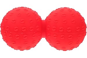 Milisten Portable Peanut Massage Ball for Hand and Foot Therapy Elastic Silicone Fascia Roller for Muscle