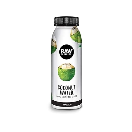 Raw Pressery 100% Natural Coconut Water Pet Bottle, 6 x 200 ml