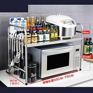 LIYONG Soporte de Pared de Almacenamiento de Cocina telescópica de ...