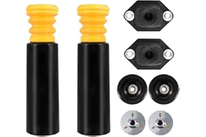 AUTOMKT Rear Upper Lower Shock Absorber Mounts Grommets Bump Stops Kit Fits for BMW E82 E87 E90 E92 Replaces 33506767010 33526768544 33536767334 33506771738 33506771737