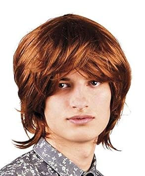 70s Hairstyle Wig Men S Fancy Dress Wig Amazon Co Uk Toys Games