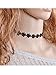 eBoot Flower Lace Choker Necklace and Black Velvet Necklace Choker with Pendant, Set of 2