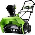 Greenworks 40V 12" Brushless Cordless Snow Blower Thrower, Led Lights&180° Adjustable Chute, 10" Clearing Depth&25ft Throw Di