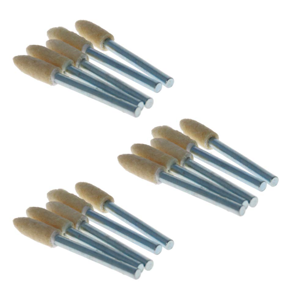 Utoolmart 5mm Wool Felt Mounted Points