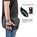 BGTREND Double Layer Electronics Organizer, Nylon Travel Accessories Cord Organizer, Cable Bag Compatible with Passport, Kindle, Camera Accessories, Black