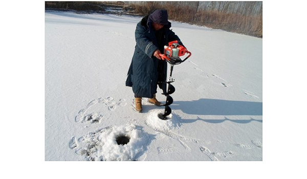 ice auger powered cart
