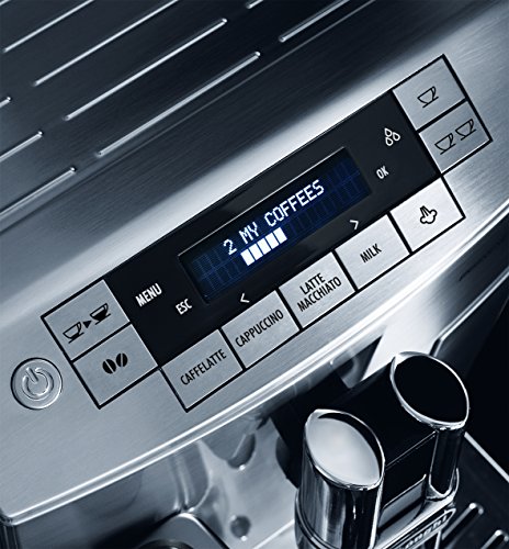 De'Longhi PrimaDonna S ECAM 28.466.MB Kaffeevollautomat mit LatteCrema Milchsystem (Digitaldisplay, integriertes… – Bild 4