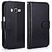 LK Case for Core Prime, Galaxy Core Prime Wallet, Luxury PU Leather Case Flip Cover with Card Slots Stand for Samsung Galaxy Core Prime, Black